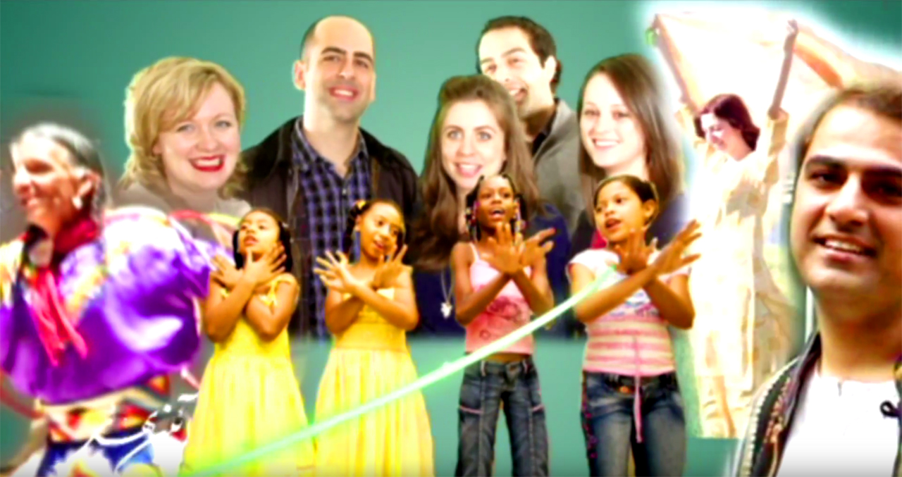 Opening graphic for Persian Language show called “The Baha’i Faith”